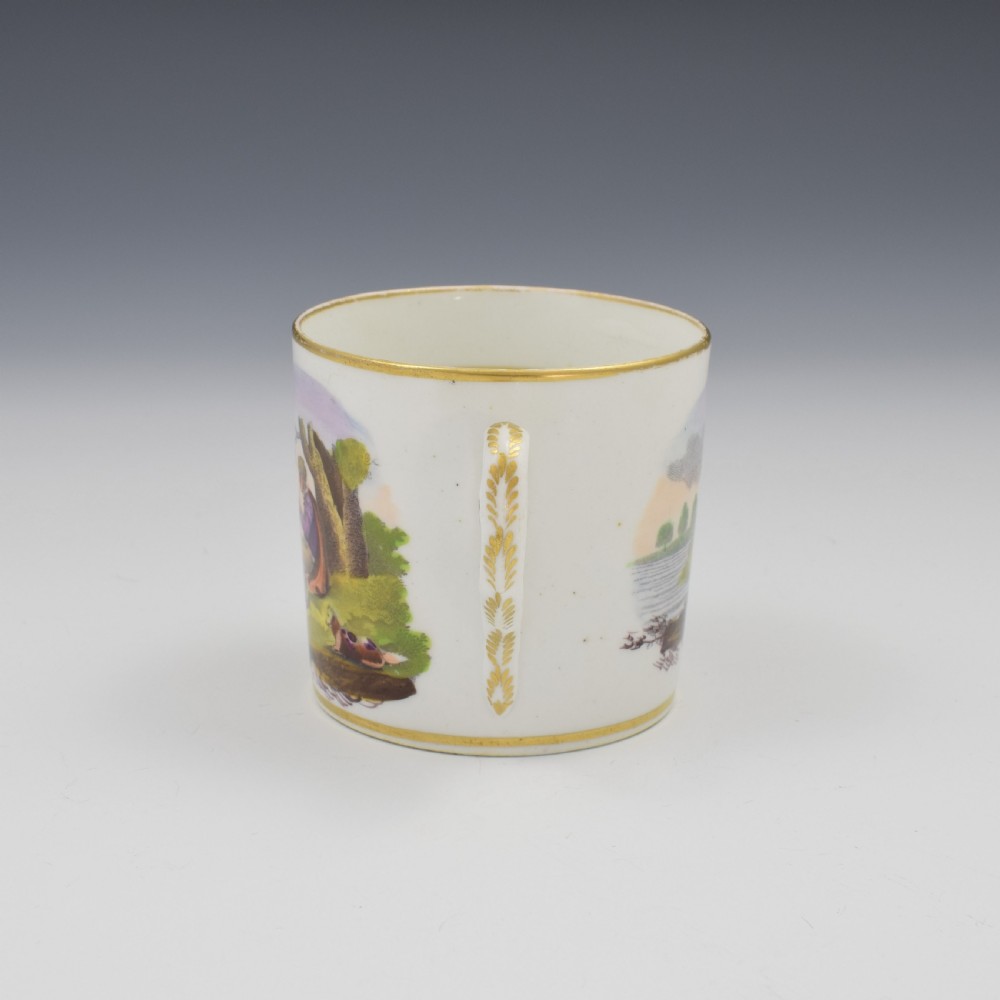 Regency New Hall Bone China Coffee Can c.1815 View II