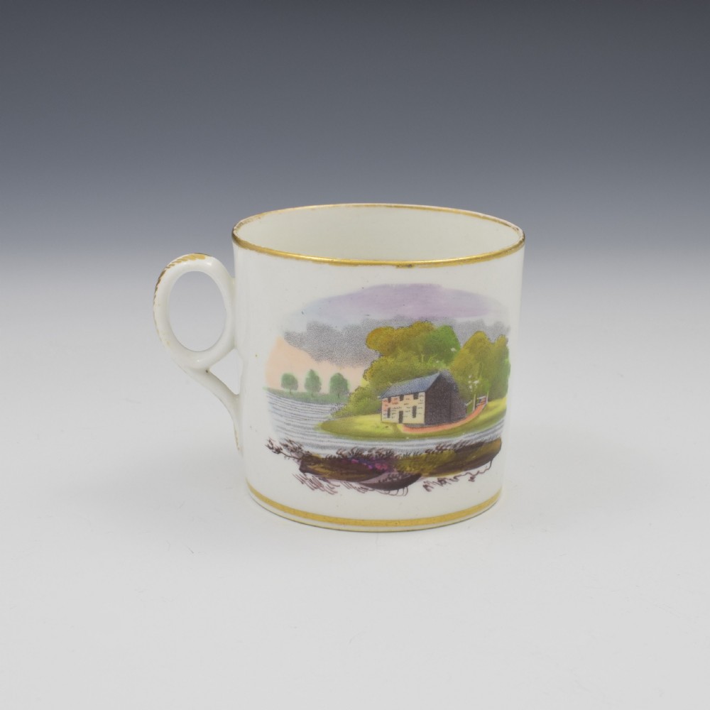 Regency New Hall Bone China Coffee Can c.1815 View III