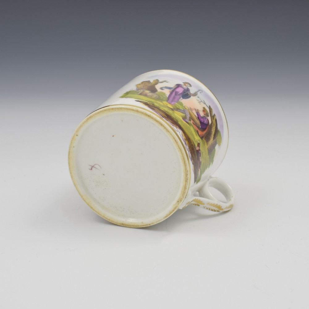 Regency New Hall Bone China Coffee Can c.1815 View VI
