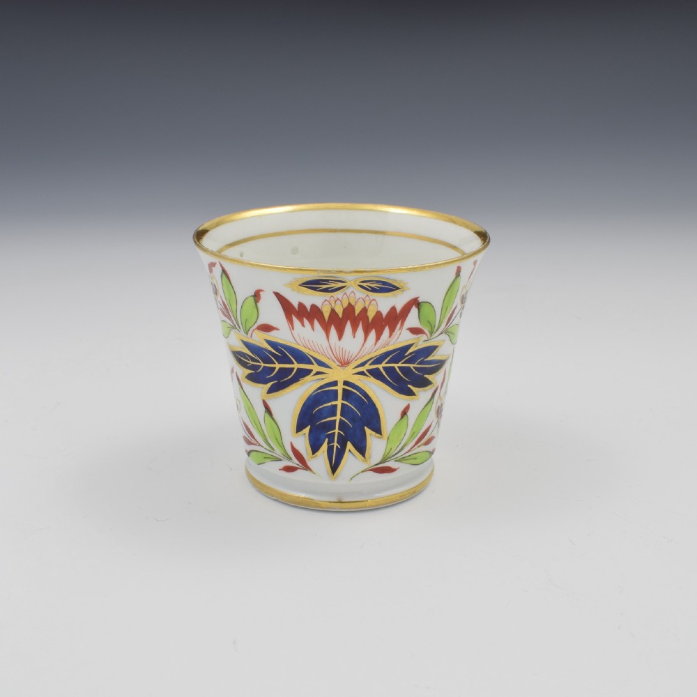 Chamberlain Worcester Porcelain Imari Coffee Cup Pattern 475 View II
