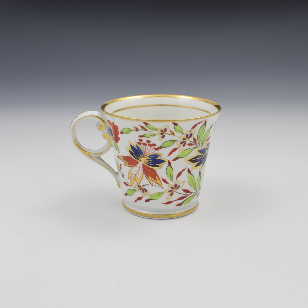 Chamberlain Worcester Porcelain Imari Coffee Cup Pattern 475 View III