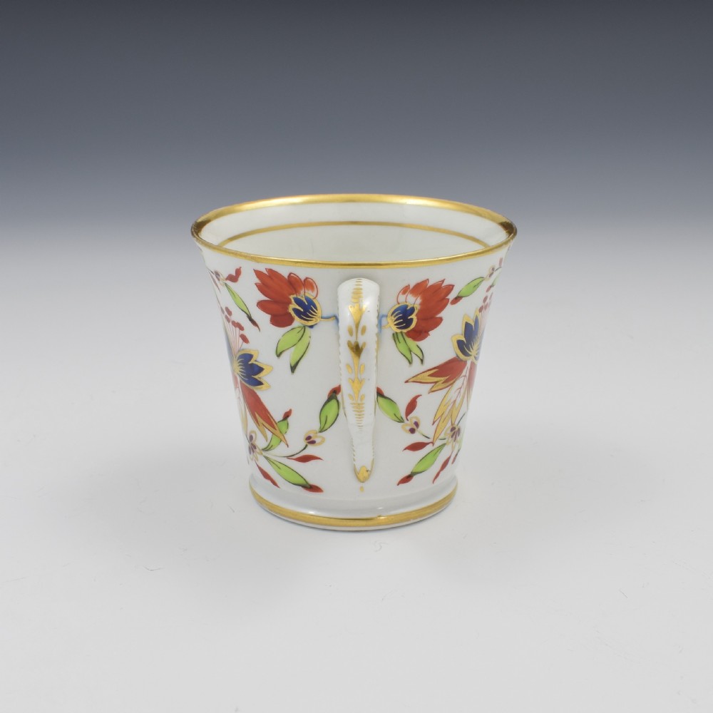 Chamberlain Worcester Porcelain Imari Coffee Cup Pattern 475 View IV