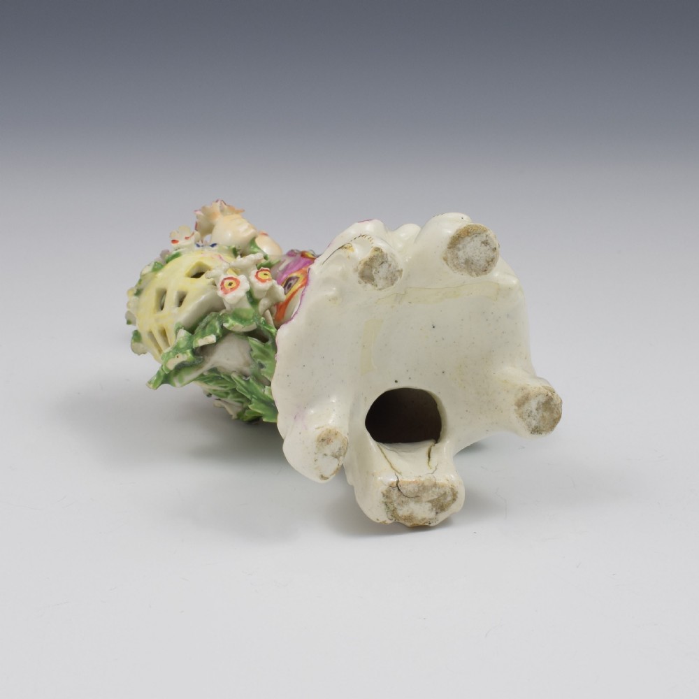 Derby Porcelain Figure Putto On Scrolled Base c.1765 View XI
