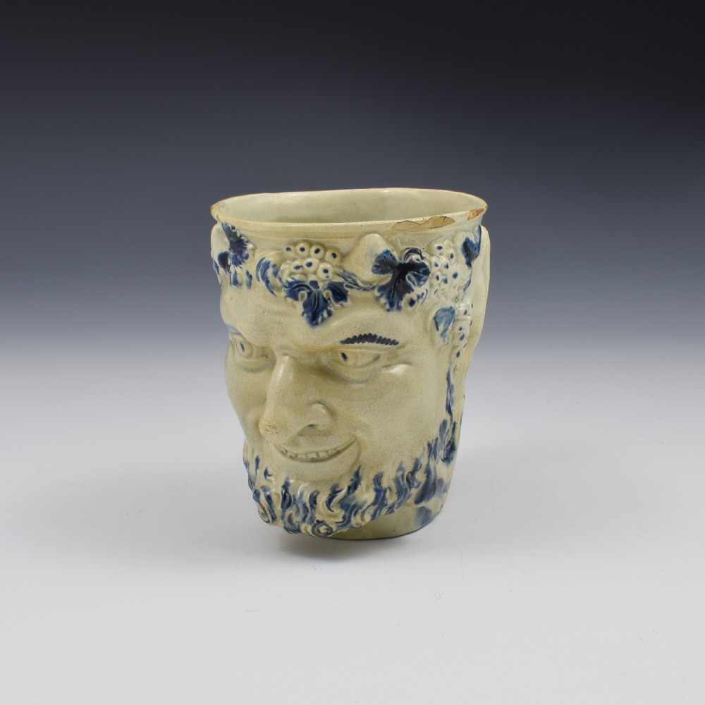 Staffordshire Pearlware Bacchus Mug c.1810 View II