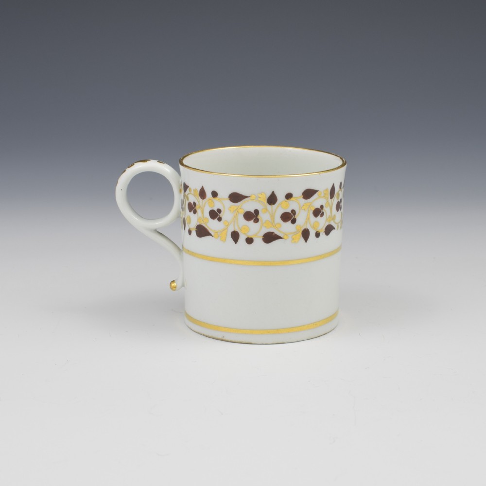 Barr Flight & Barr Worcester Porcelain Coffee Can 