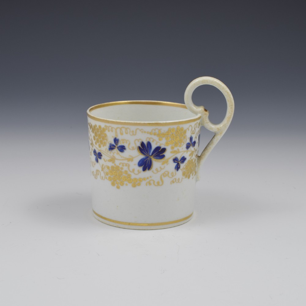 Derby Porcelain Coffee Can Kidney Handle c.1820