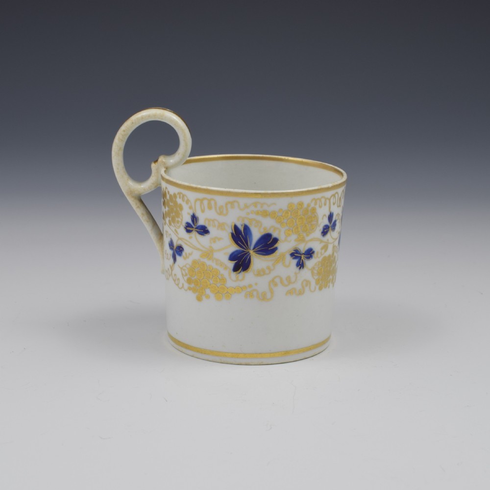 Derby Porcelain Coffee Can Kidney Handle c.1820 View III