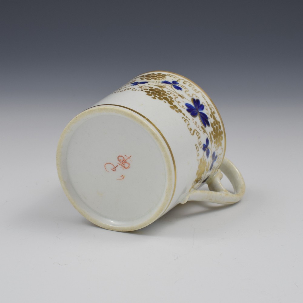 Derby Porcelain Coffee Can Kidney Handle c.1820 View VI