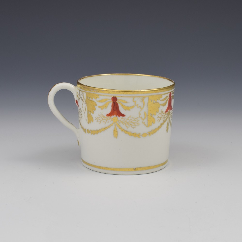Georgian Coalport Porcelain Coffee Can c.1805 Pattern 724