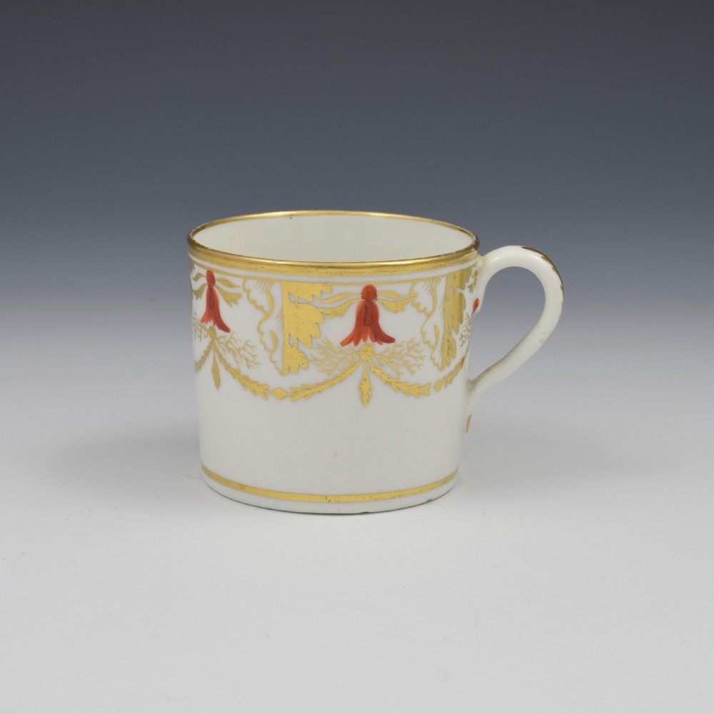 Georgian Coalport Porcelain Coffee Can c.1805 Pattern 724 View III