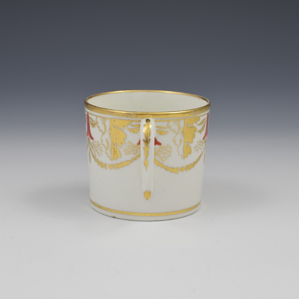 Georgian Coalport Porcelain Coffee Can c.1805 Pattern 724 View IV