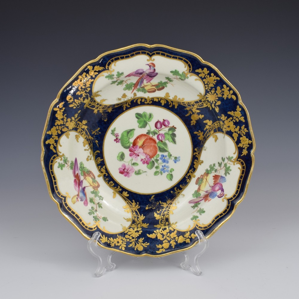 First Period Worcester Porcelain James Giles Lady Mary Wortley Montagu Soup Plate