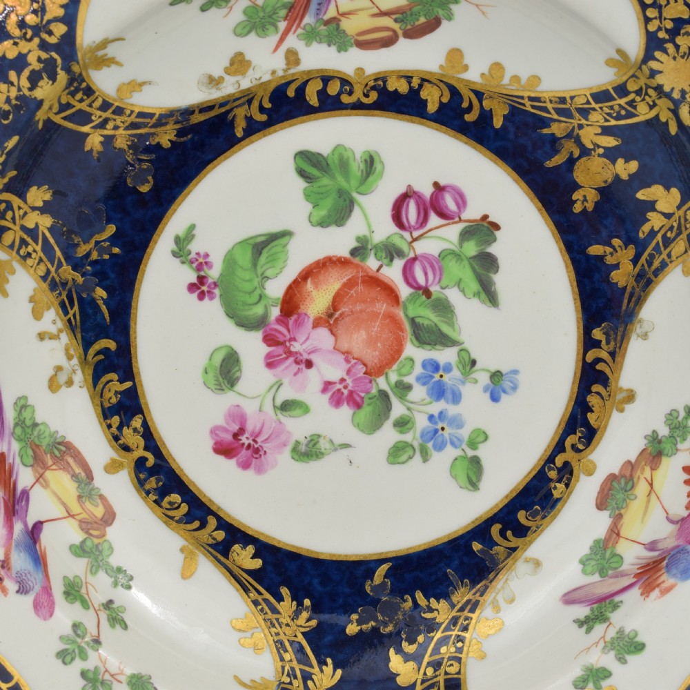 First Period Worcester Porcelain James Giles Lady Mary Wortley Montagu Soup Plate View II