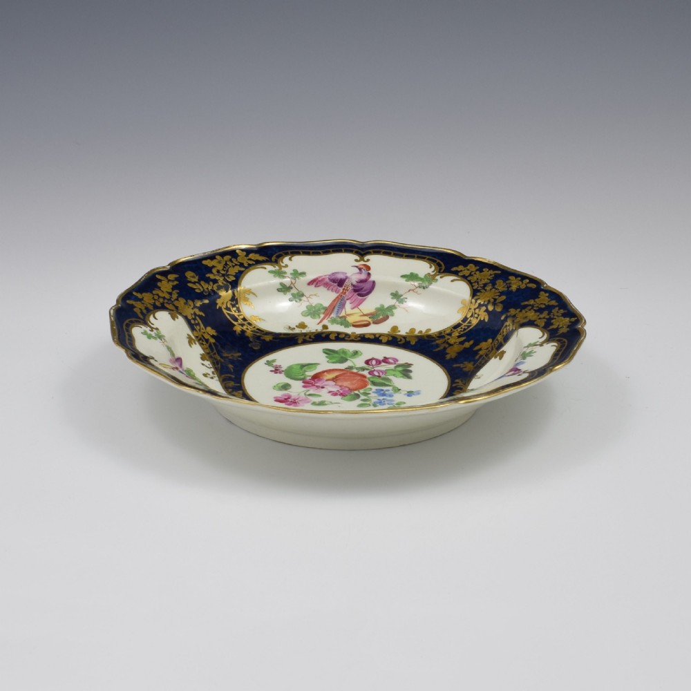 First Period Worcester Porcelain James Giles Lady Mary Wortley Montagu Soup Plate View VIII