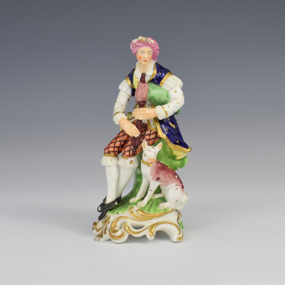Bloor Derby Porcelain Figure Shepherd 