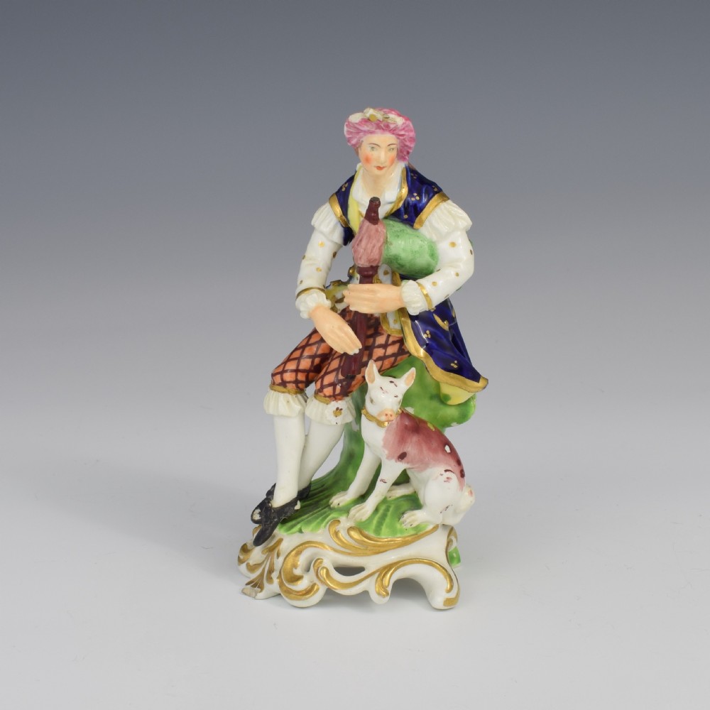 Bloor Derby Porcelain Figure Shepherd 
