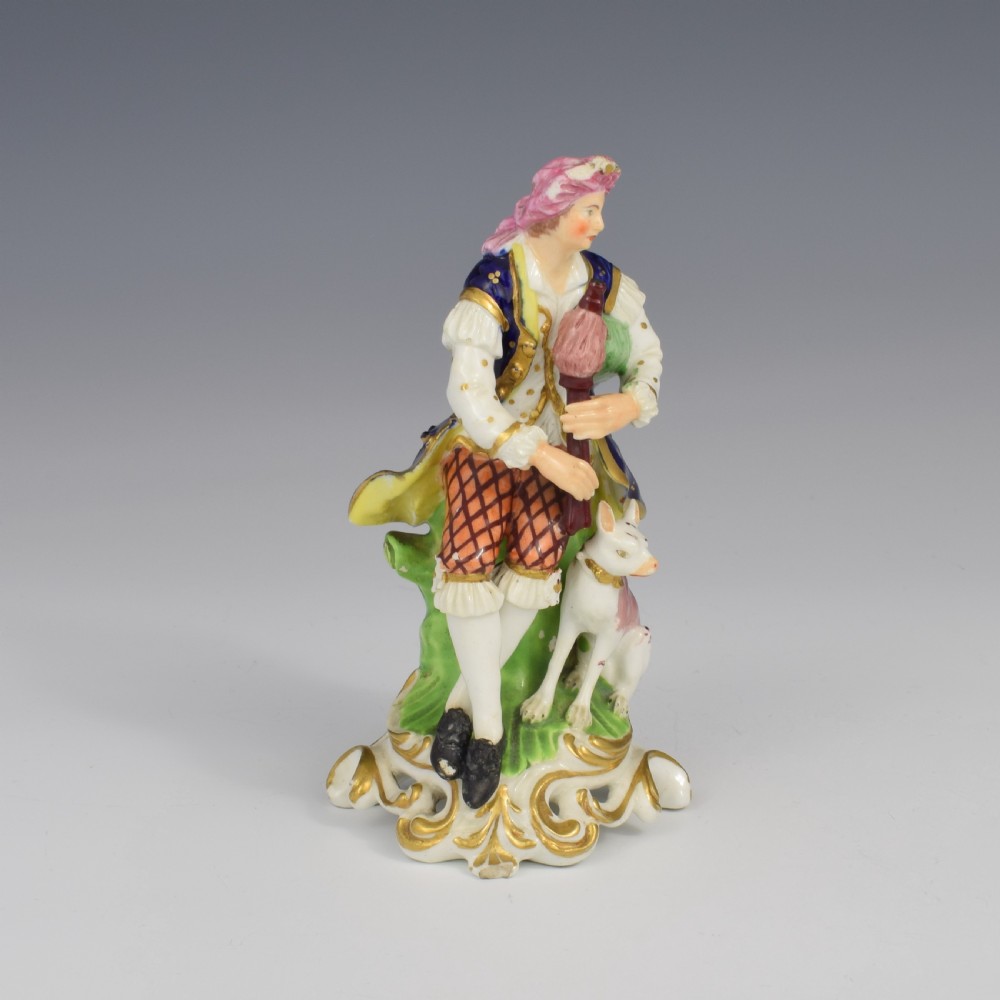 Bloor Derby Porcelain Figure Shepherd 