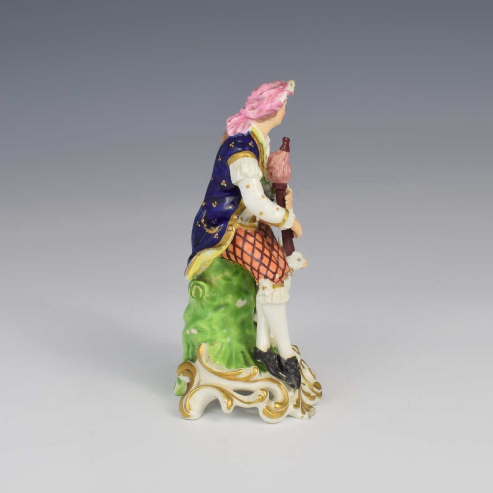Bloor Derby Porcelain Figure Shepherd 