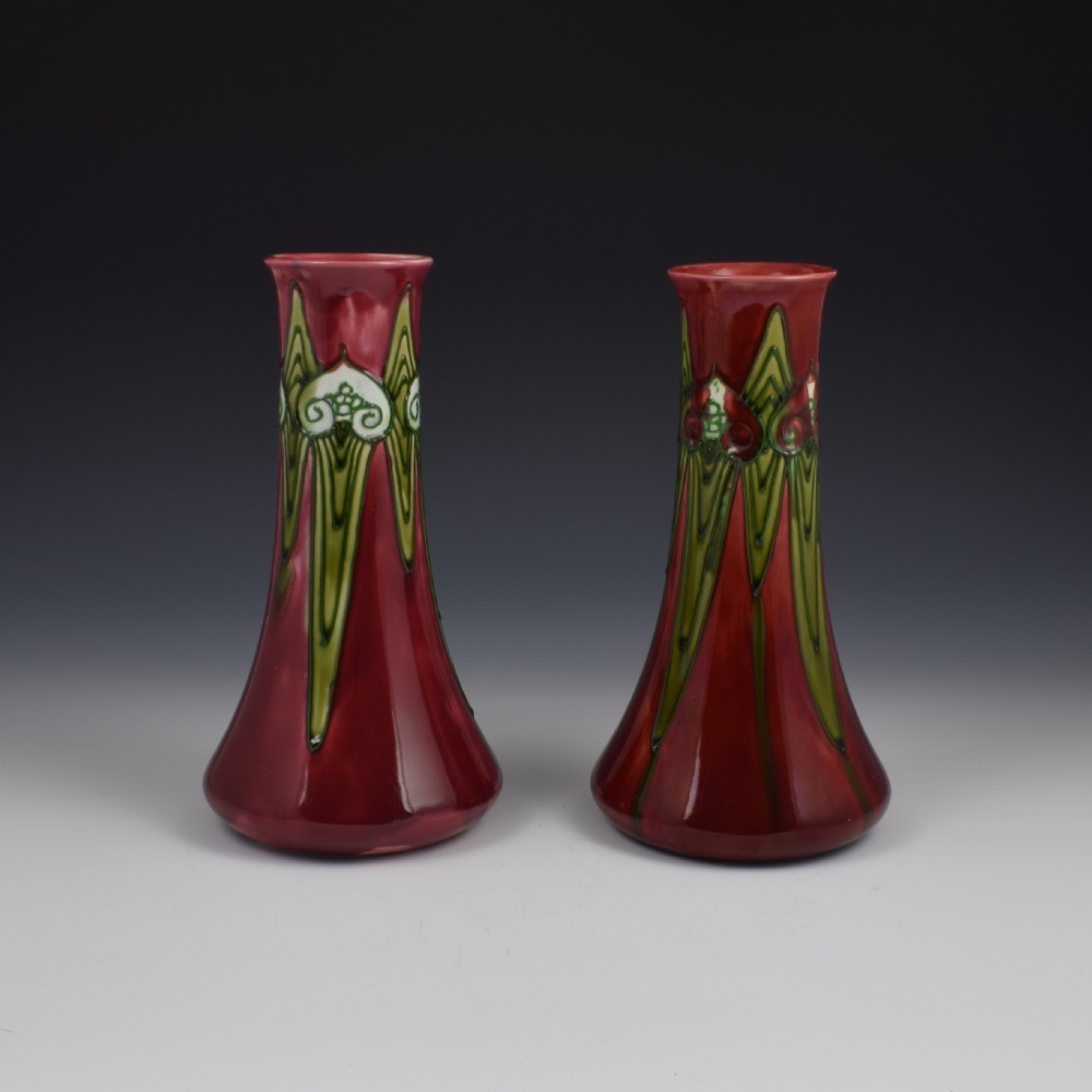 Pair Of Minton Secessionist No. 1 Vases Model 3334 View III