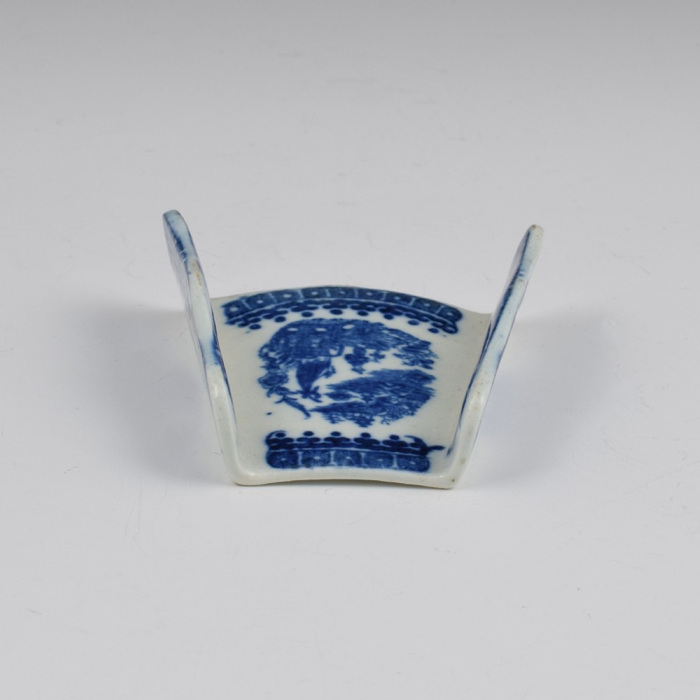 Caughley Porcelain Fisherman Pattern Asparagus Server c.1785 View IV