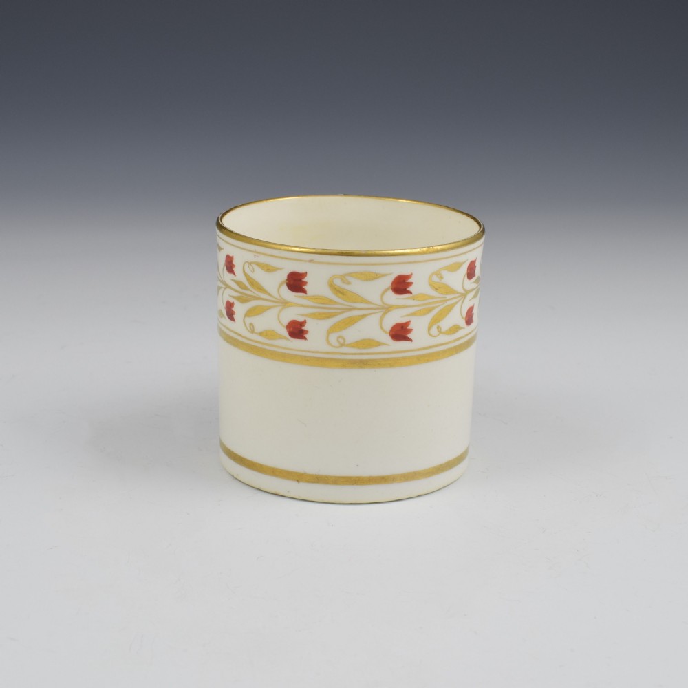 Georgian Minton Porcelain Coffee Can c.1805 Pattern 500 View II