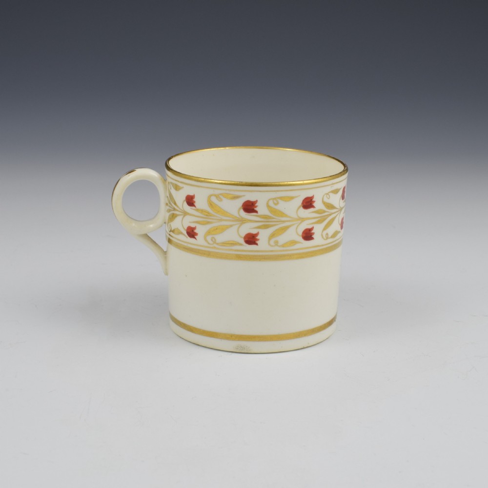 Georgian Minton Porcelain Coffee Can c.1805 Pattern 500 View III