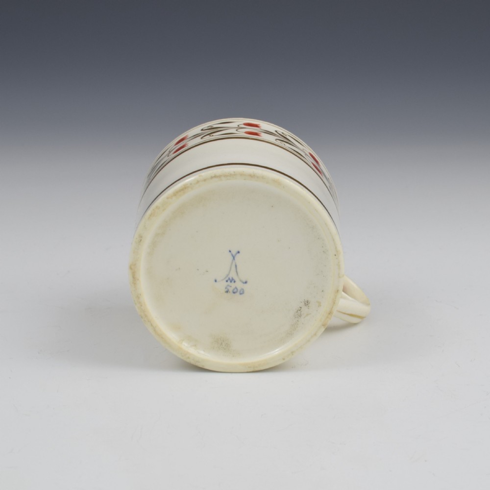 Georgian Minton Porcelain Coffee Can c.1805 Pattern 500 View V
