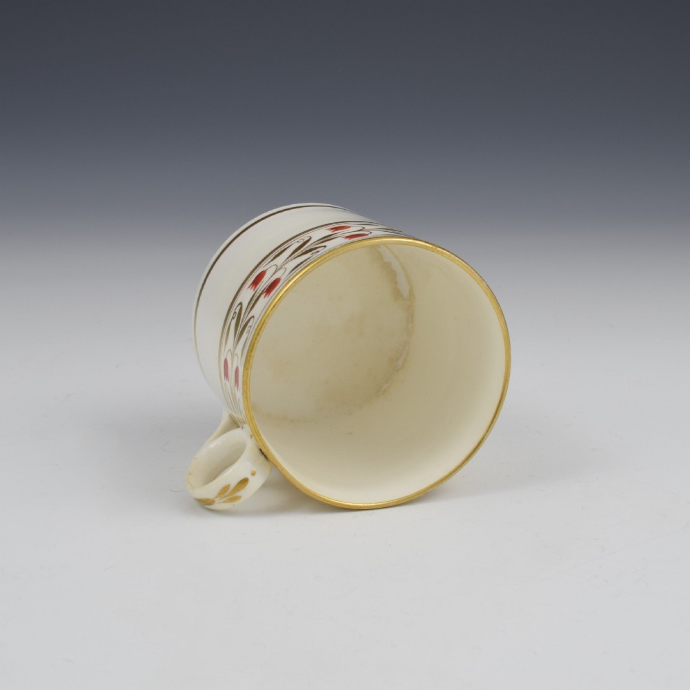 Georgian Minton Porcelain Coffee Can c.1805 Pattern 500 View VI