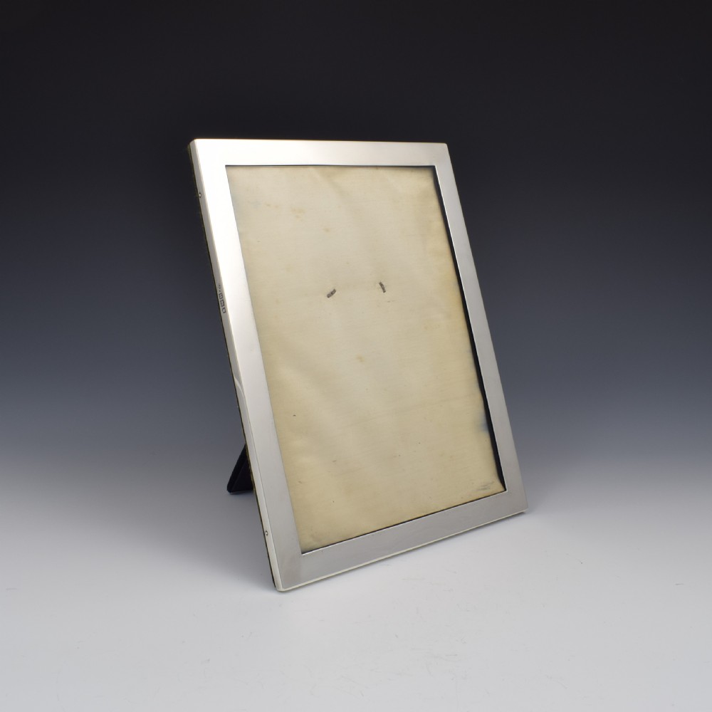 Large Antique Silver Photograph Frame London 1915