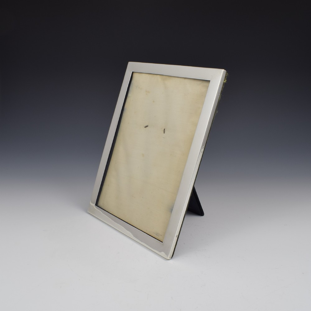 Large Antique Silver Photograph Frame London 1915 View III