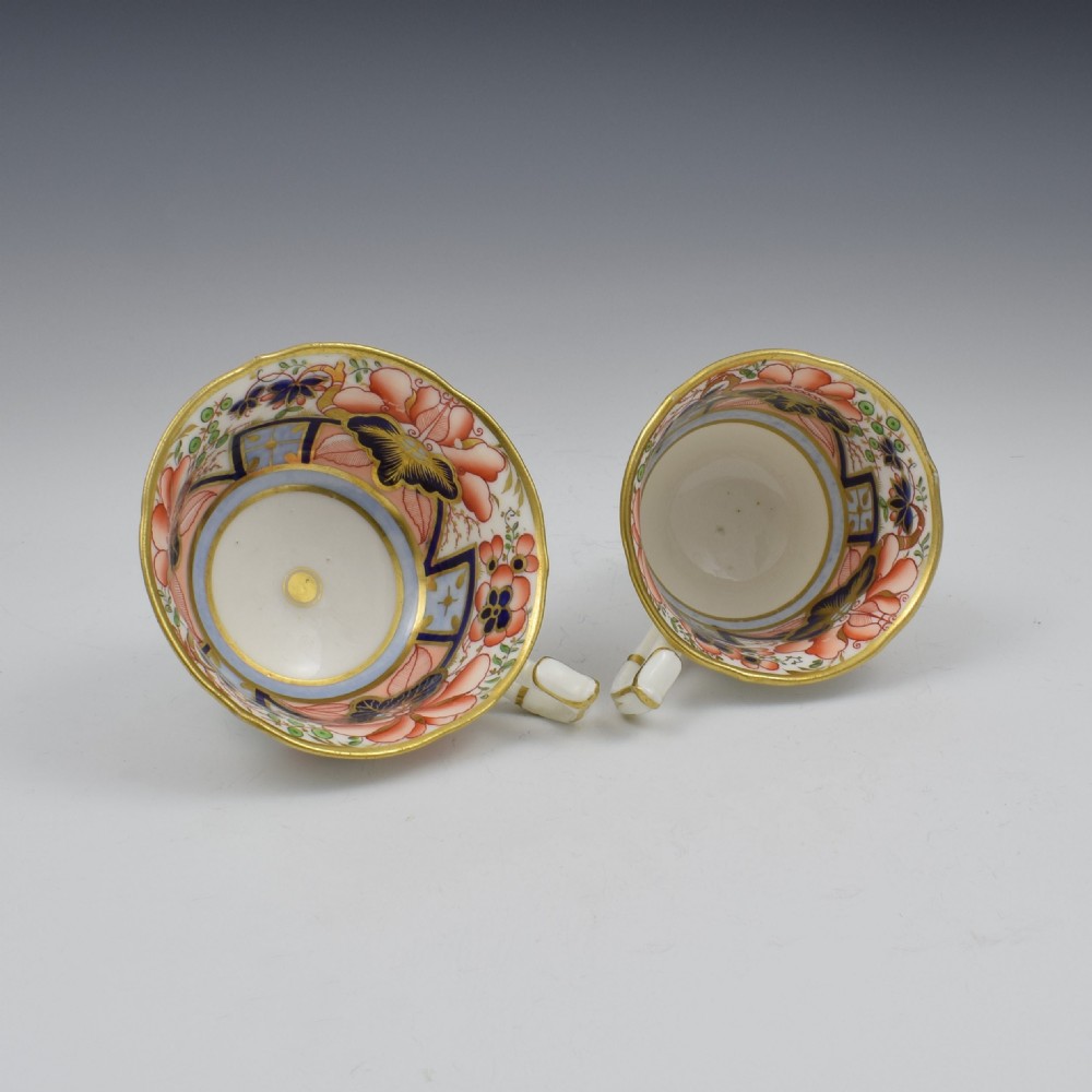 Regency Minton Porcelain Cup & Saucer Trio Pattern 512 c.1830 View VII