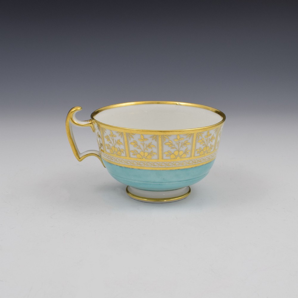 Barr, Flight & Barr Period Worcester Porcelain Tea Cup & Saucer  View III