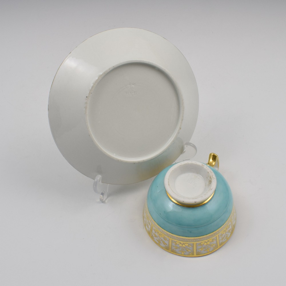 Barr, Flight & Barr Period Worcester Porcelain Tea Cup & Saucer  View VII