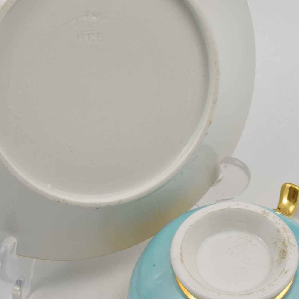 Barr, Flight & Barr Period Worcester Porcelain Tea Cup & Saucer  View VIII