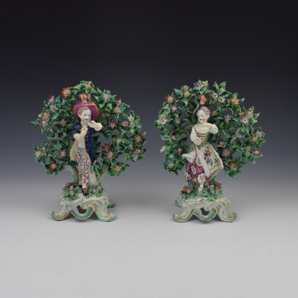 Pair Bow Porcelain Bocage Figures New Dancers c.1765 View II