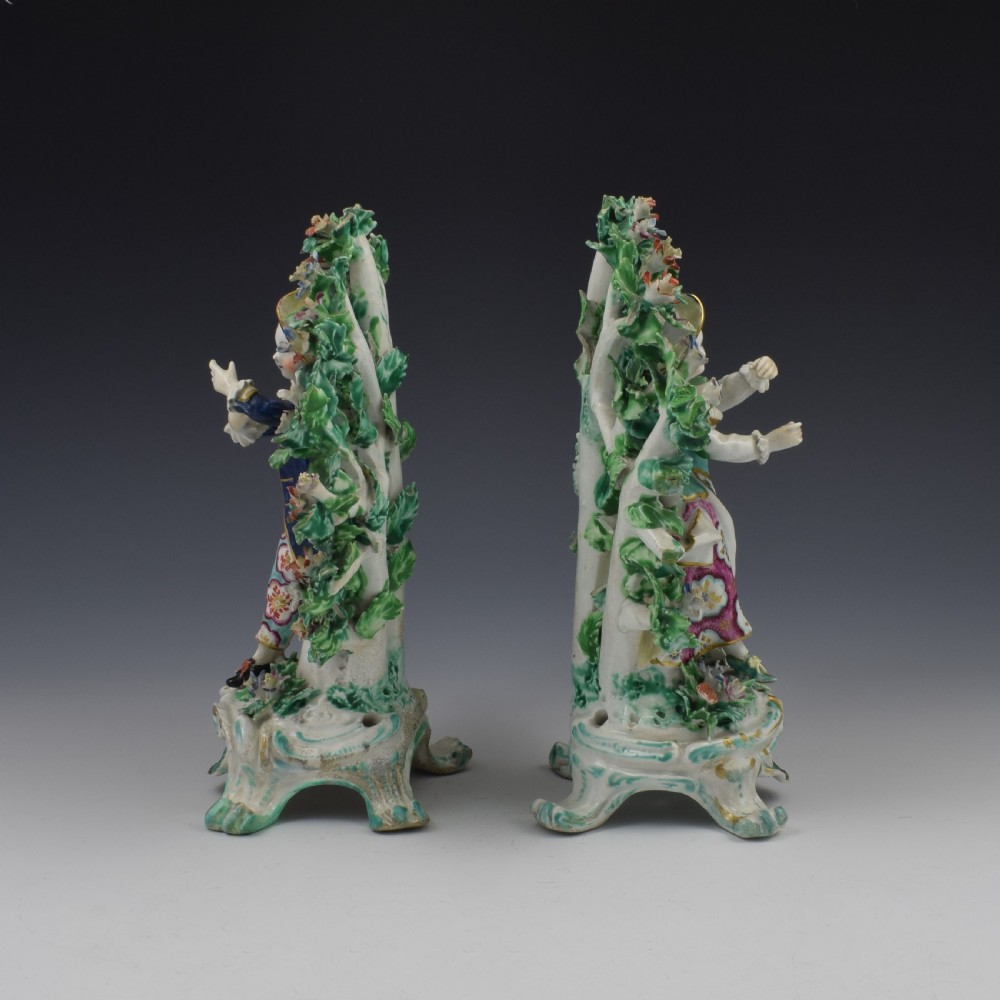 Pair Bow Porcelain Bocage Figures New Dancers c.1765 View III