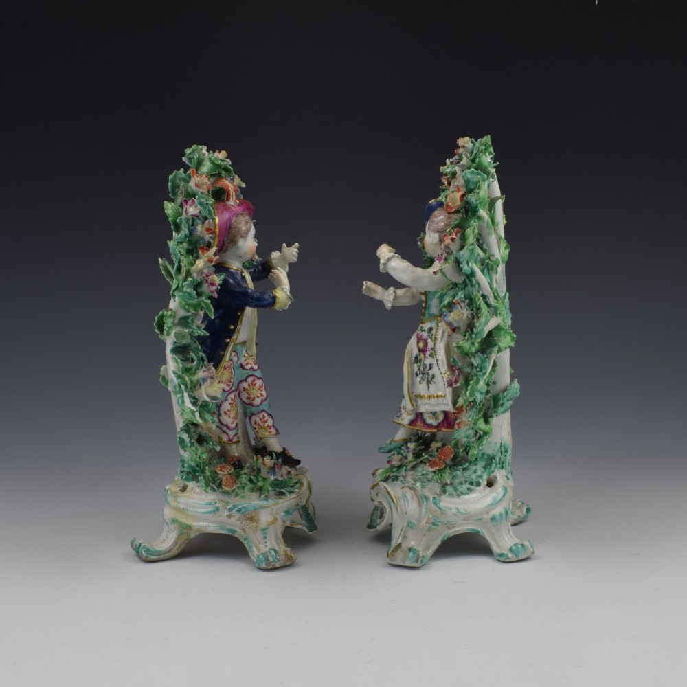 Pair Bow Porcelain Bocage Figures New Dancers c.1765 View VI