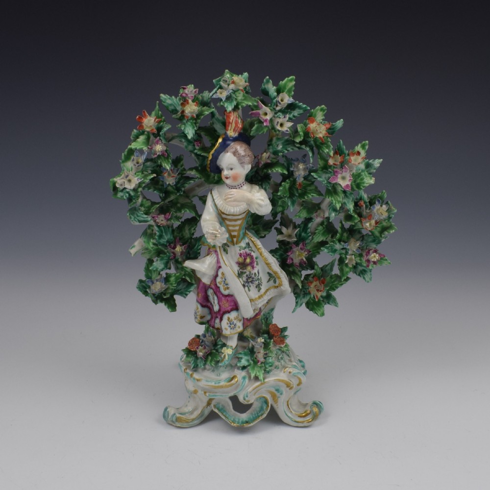 Pair Bow Porcelain Bocage Figures New Dancers c.1765 View XII