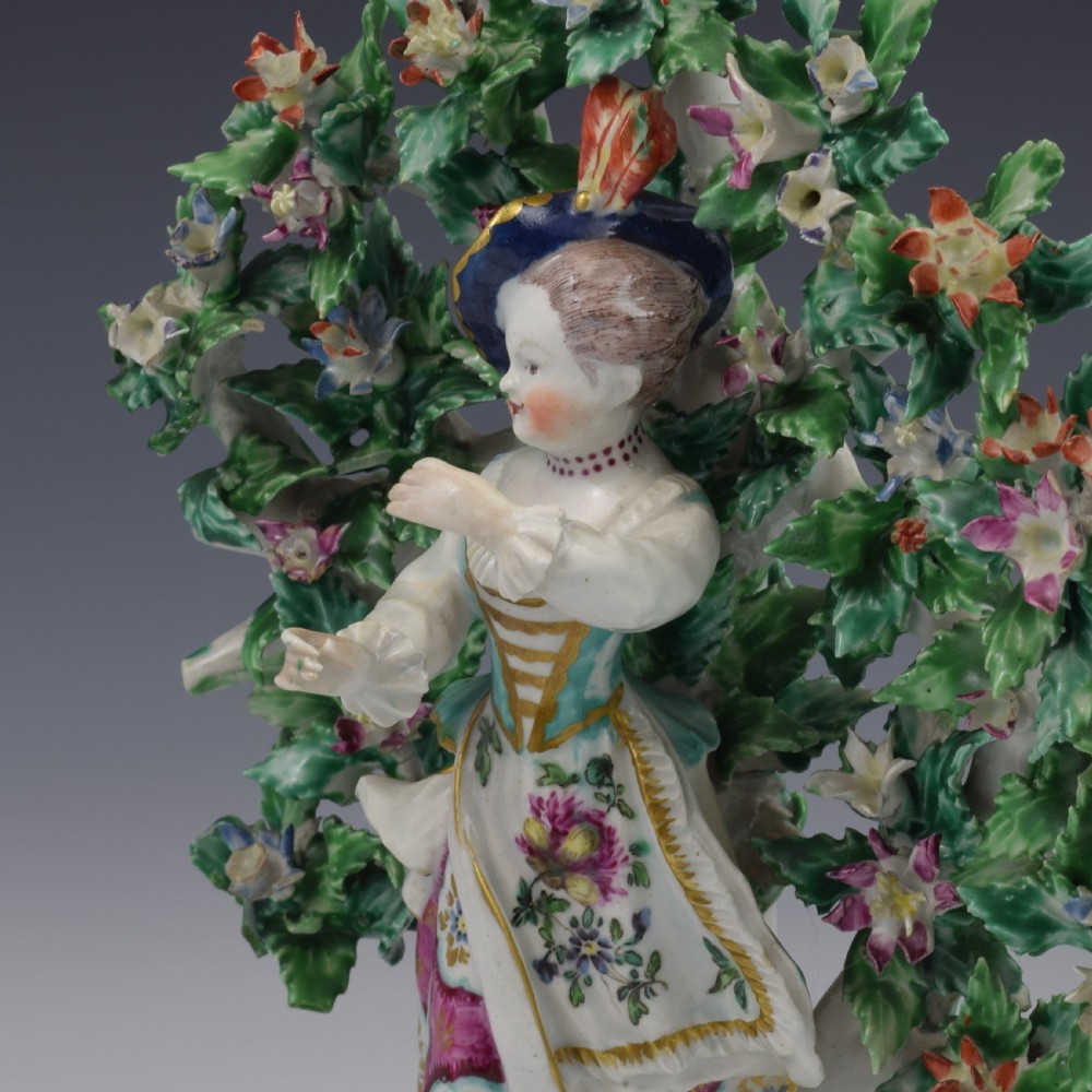 Pair Bow Porcelain Bocage Figures New Dancers c.1765 View XIV