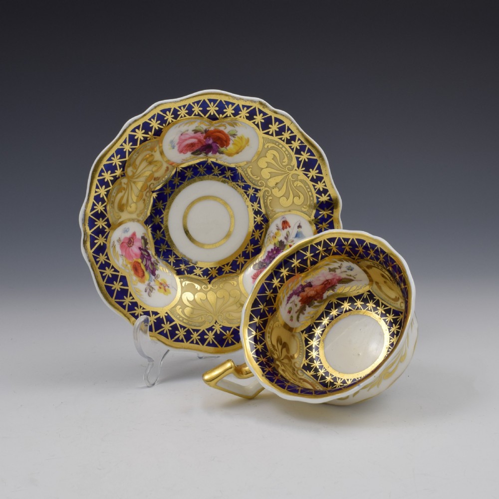 Ridgway Porcelain Tea Cup & Saucer Pattern 2/1114 / 2/1178 c.1820