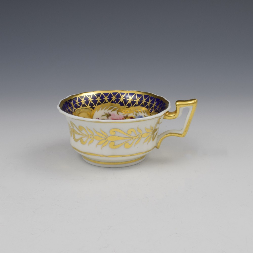 Ridgway Porcelain Tea Cup & Saucer Pattern 2/1114 / 2/1178 c.1820 View VI