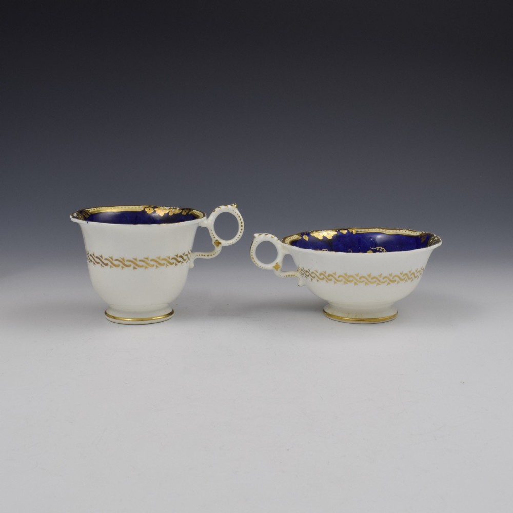 Grainger Worcester Porcelain Cup & Saucer Landscape Trio Pattern 1933 c.1835 View III