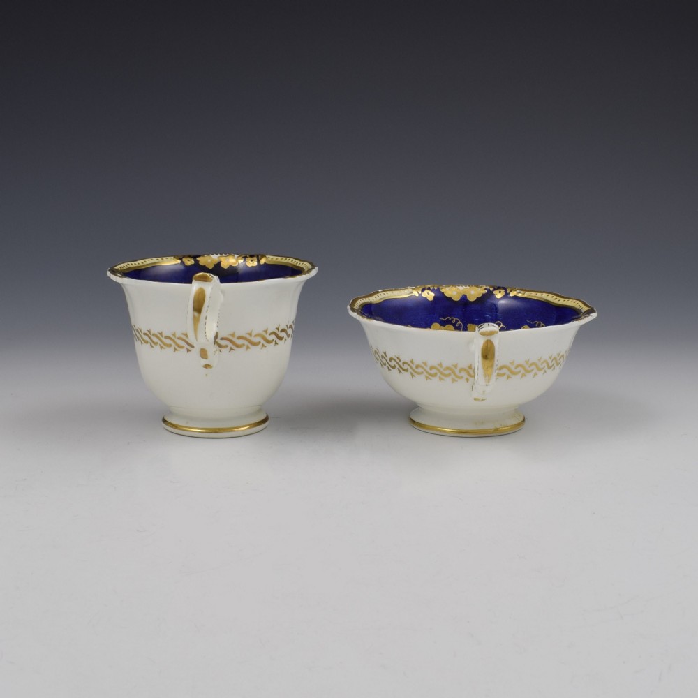 Grainger Worcester Porcelain Cup & Saucer Landscape Trio Pattern 1933 c.1835 View IV