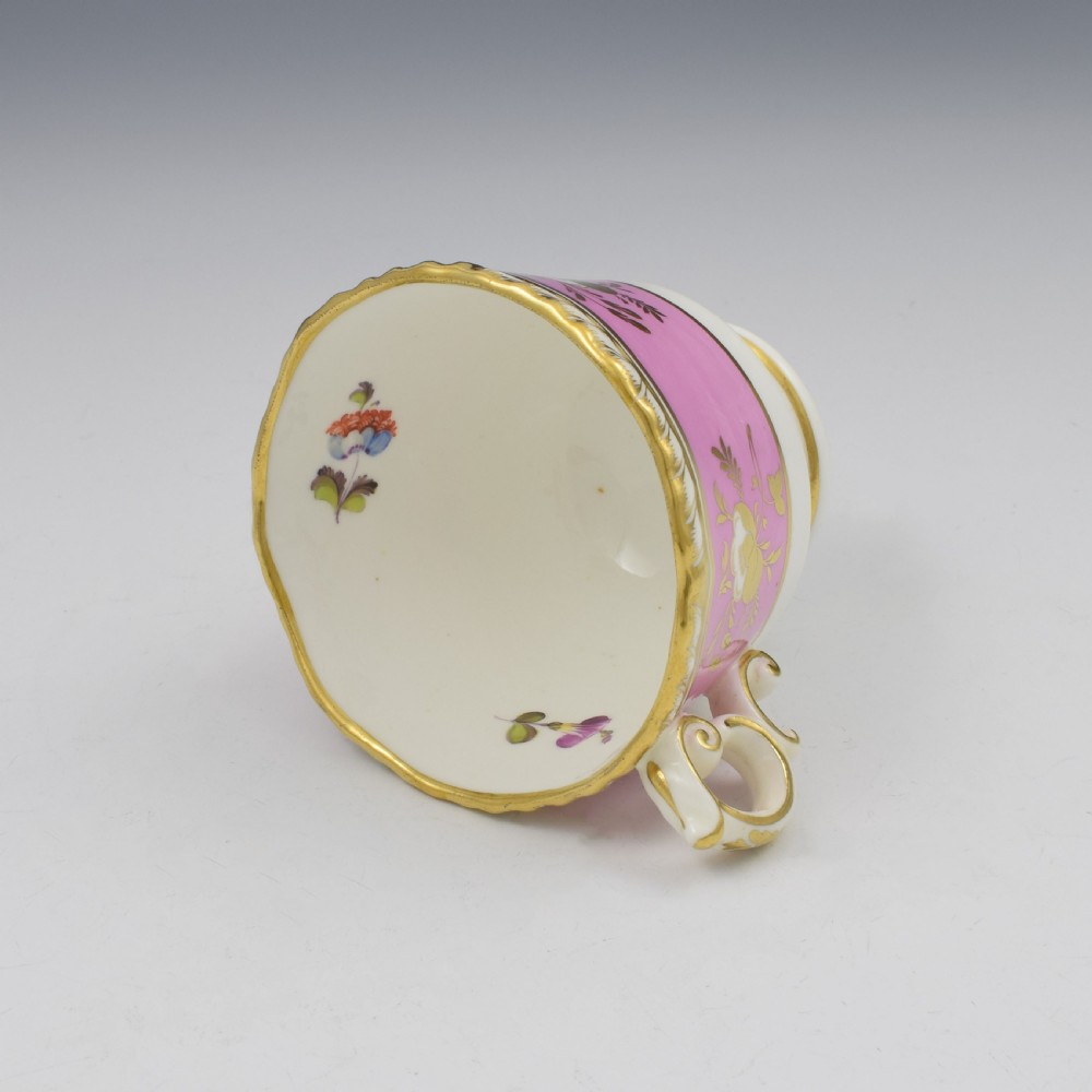 H & R Daniel Porcelain Gadrooned Coffee Cup Pattern 3877 c.1825 View VII