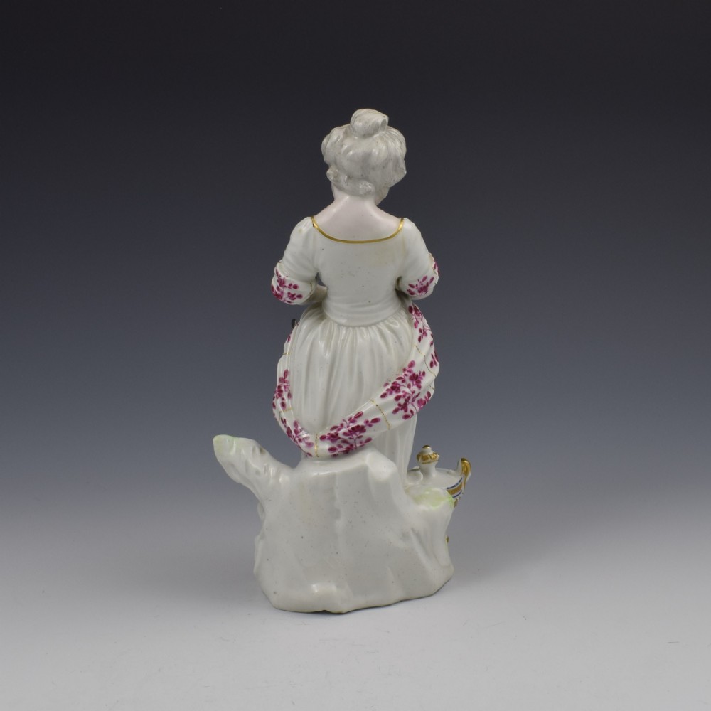 Derby Porcelain Patch Mark Figure 
