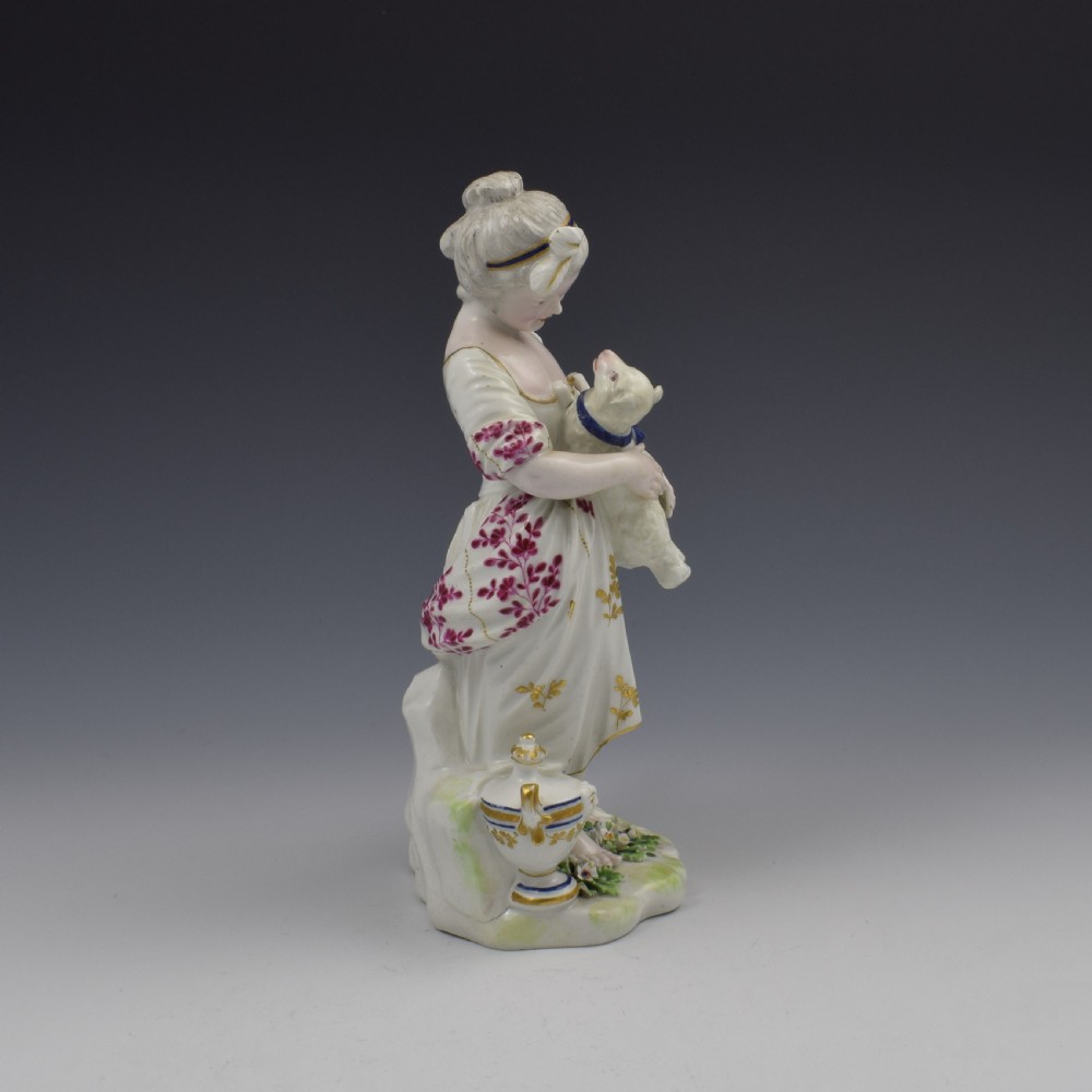 Derby Porcelain Patch Mark Figure 