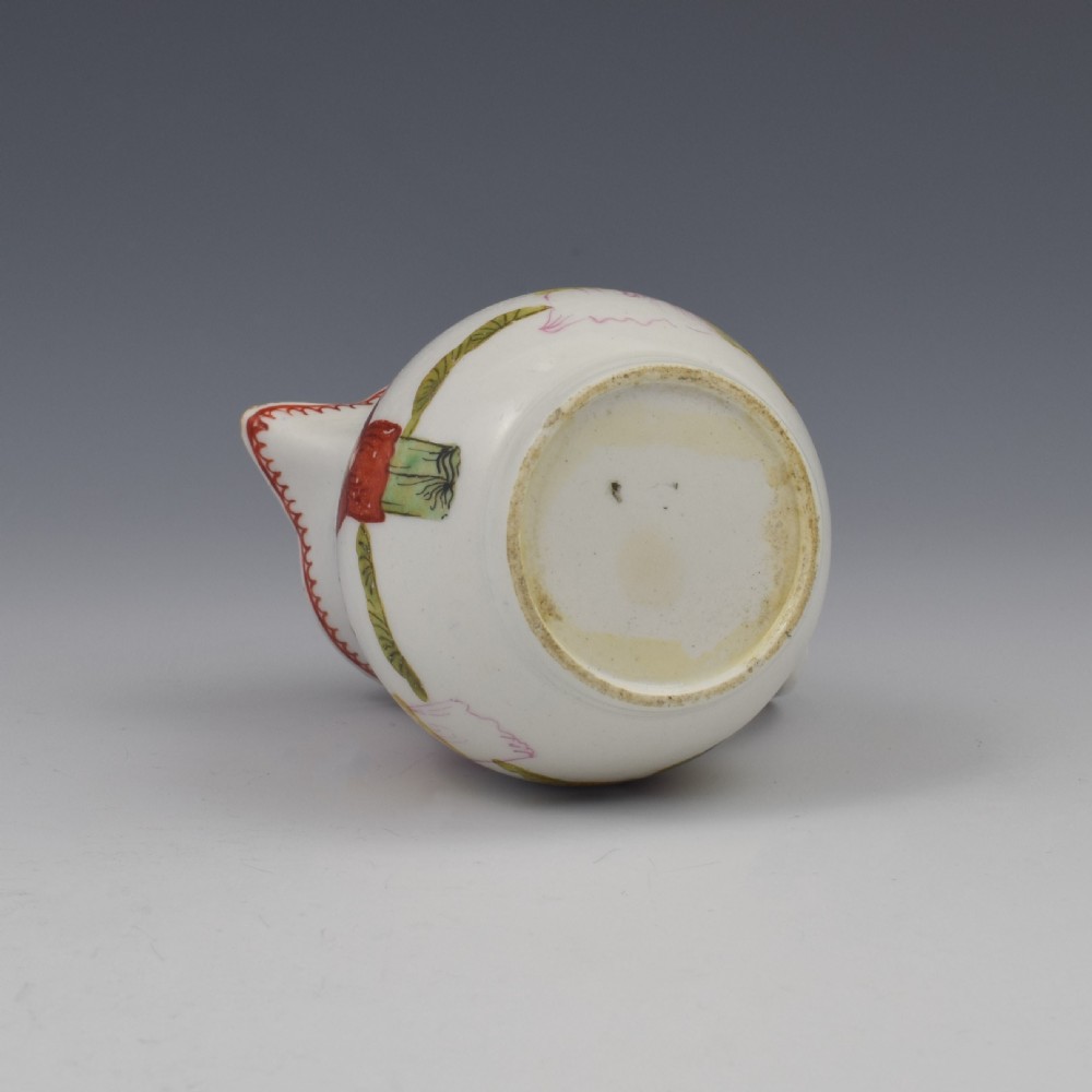 Bow Porcelain Mandarin Pattern Sparrow Beak Cream Jug c.1760 View IX