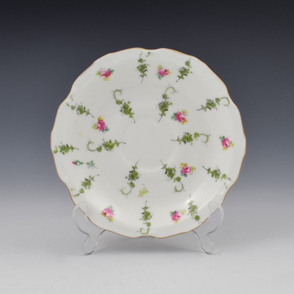 Edwardian Royal Crown Derby Porcelain Cup & Saucer 6840 View II