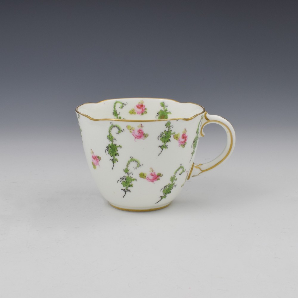 Edwardian Royal Crown Derby Porcelain Cup & Saucer 6840 View V