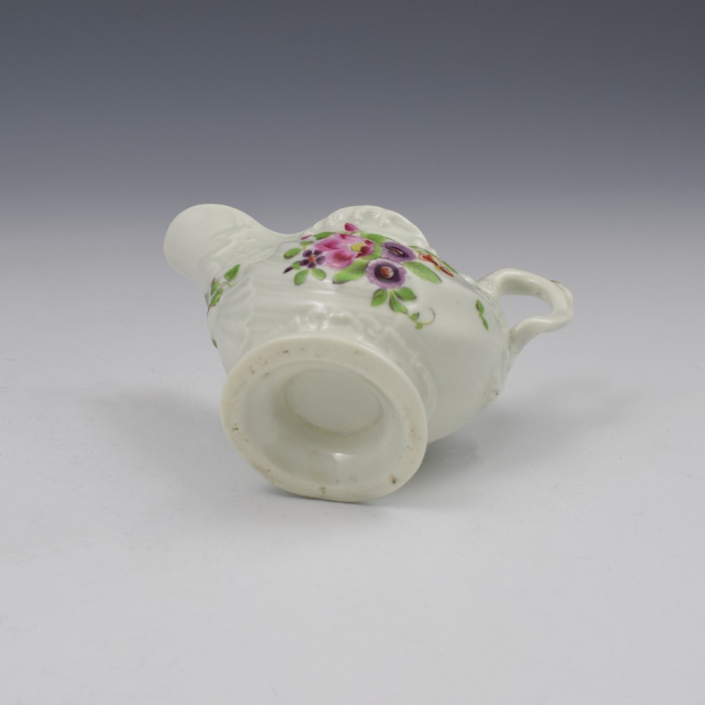 First Period Worcester Porcelain Dolphin Ewer Cream Boat c.1765-1770 View XI
